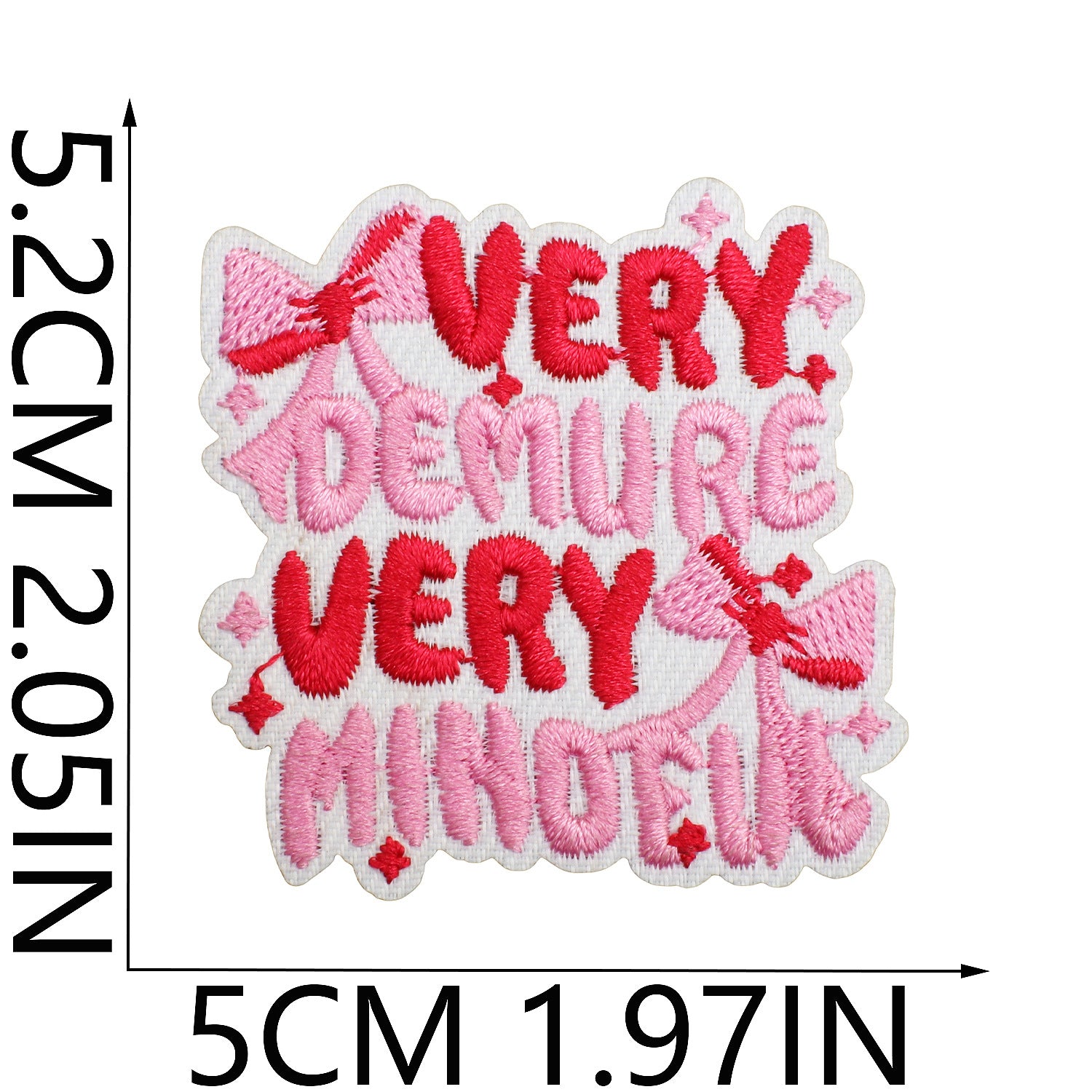 Wholesale Cherry Bow Embroidered Cloth Patch